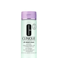 All About Clean - All-in-One Cleansing Micellar Milk + Make Up Remove Tipo 1 2 Pelli Secche e Miste 200 ML