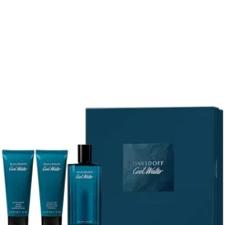 Davidoff Cool Water Eau de Toilette Cofanetto 125 ML Eau de Toilette + 75 ML Shower Gel + 75 ML After Shave Balm