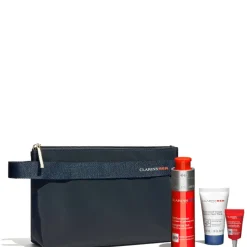 Gel Energisant - Clarins Men Confezione 50 ML Gel Viso + 3 ML Gel Contorno Occhi + 30 ML Detergente Viso + Beauty Clarins