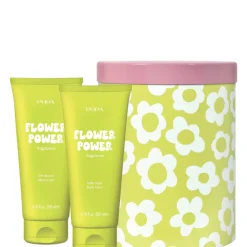 HAPPYBOX KIT 1 FLOWER POWER 200 ML Latte Corpo + 200 ML Gel Doccia