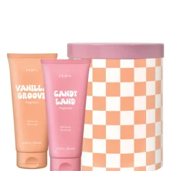 HAPPYBOX KIT 3 VANILLA GROOVE/CANDY LAND 200 ML X 2 Gel Doccia