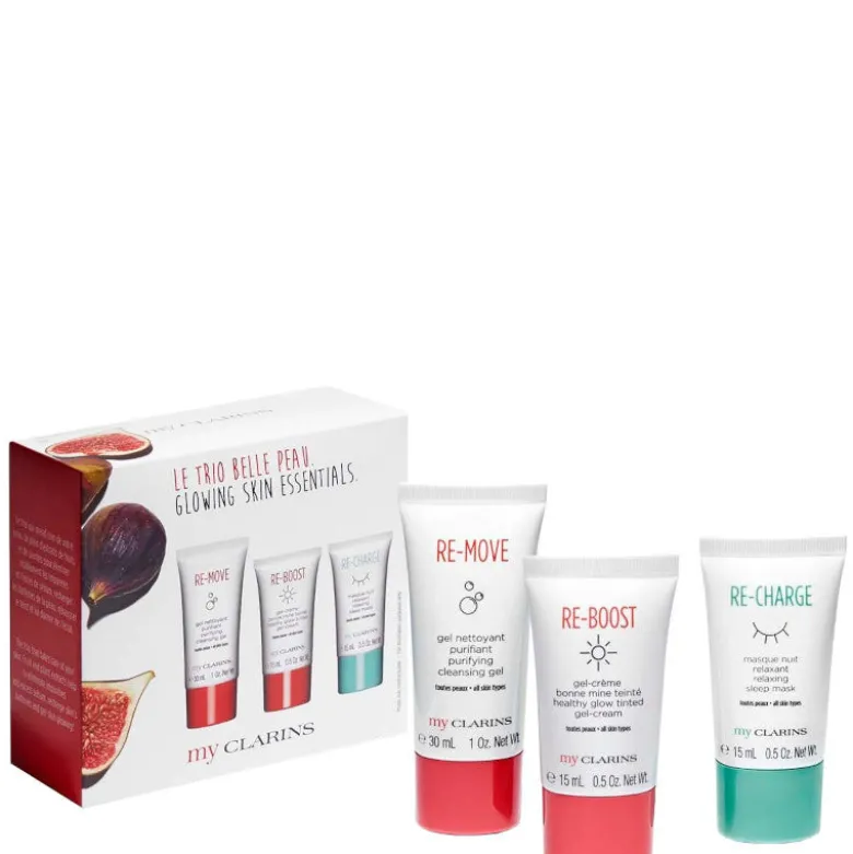 My Clarins - Confezione 30 ML Detergente Viso + 15 ML Gel-Crema Viso + 15 M L Maschera Notte Viso