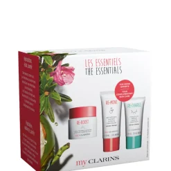 My Clarins - RE-BOOST Créme fraicheur Hydratante Tutti i tipi di Pelle Confezione 50 ML Crema Viso Giorno + 30 ML Gel Detergente Viso + 15 ML Maschera Viso Notte