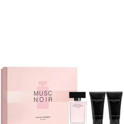 Narciso Rodriguez For Her MUSC NOIR Confezione 50 ML Eau de Parfum + 50 ML Body Lotion + 50 ML Shower Gel