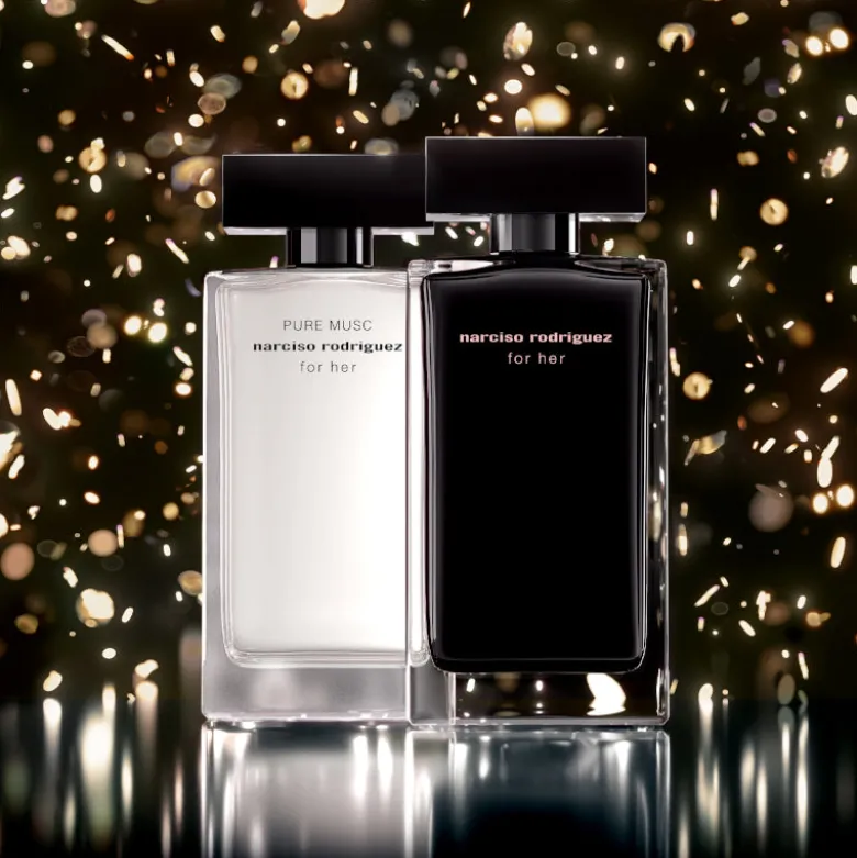 Narciso Rodriguez For Her Pure Musc Confezione 50 ML Eau de Parfum + 50 ML Body Lotion + 50 ML Shower Gel