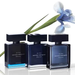 Narciso Rodriguez For Him Bleu Noir EDP Confezione 100 ML Eau de Parfum + 50 ML Shower Gel + 10 ML Travel Spray Eau de Parfum
