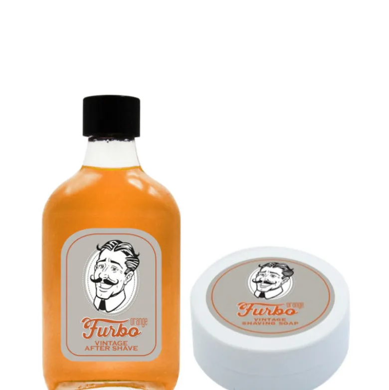 Sapone da rasatura + Lozione Dopobarba Vintage Orange Confezione 100 ML Sapone da Rasatura + 200 ML Lozione Dopobarba