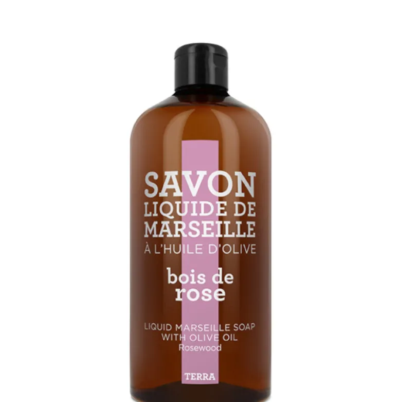 TERRA - Bois de Rose Savon Liquide de Marseille Recharge 1000 ML