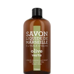 TERRA - Olive Verte Savon Liquide de Marseille Recharge 1000 ML
