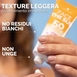 Veralab Face the Sun Acido Ialuronico Crema Viso SPF50