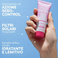 Veralab Face the Sun Niacinamide Crema Viso SPF50