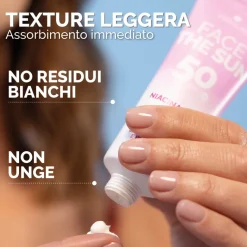 Veralab Face the Sun Niacinamide Crema Viso SPF50